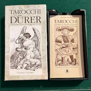 Tarocchi di Dürer – Giacinto Gaudenzi – Lo Scarabeo – Mazzo Vintage 22 Arcani Maggiori – Tarot Art Deck Rinascimentale - 7 x 12 cm
