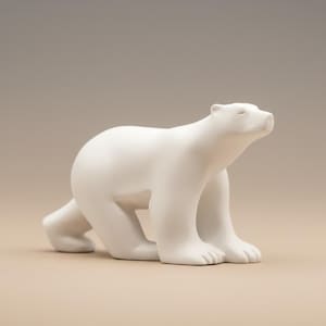 François Pompon: Polar Bear - length 11 cm