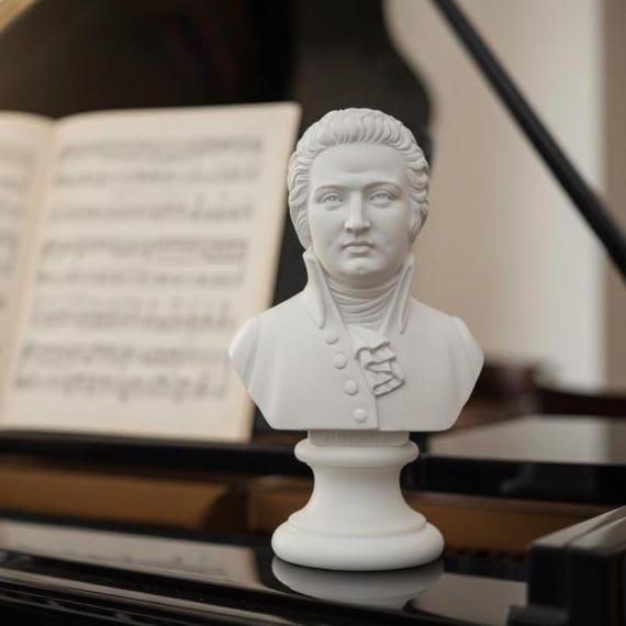 Buste De Mozart De Tharaud Début 20ème