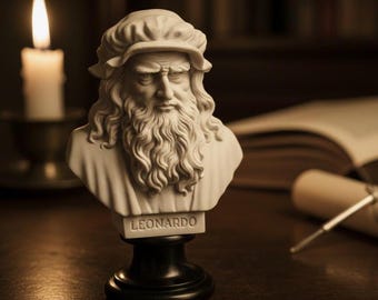 Leonardo da Vinci - Bust of Leonardo da Vinci