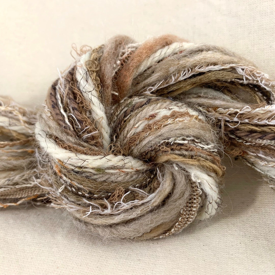 Wild Oats 30 Yard 2yd X 15 Bundle Novelty Yarn Fiber Samples Weaving