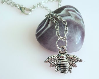 Bee necklace, gift for animal lovers