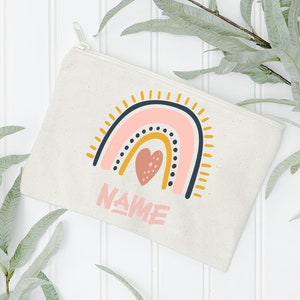 Rainbow zipper bag