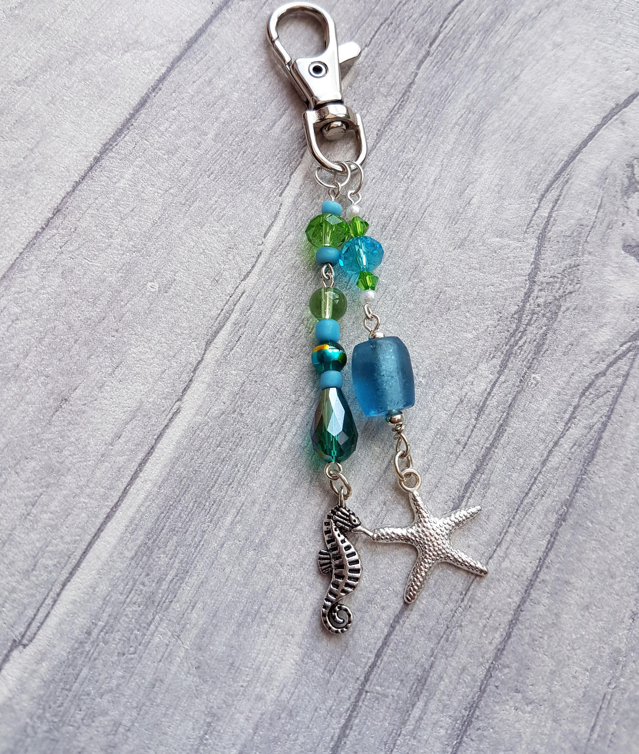 Sea Bag Charm Sea Zipper Charm Bag Charm Zipper Charm Sea Etsy UK