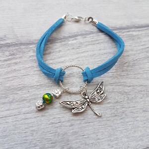Dragonfly bracelet, Dragonfly charm bracelet, Dragonfly charm, bohemian bracelet