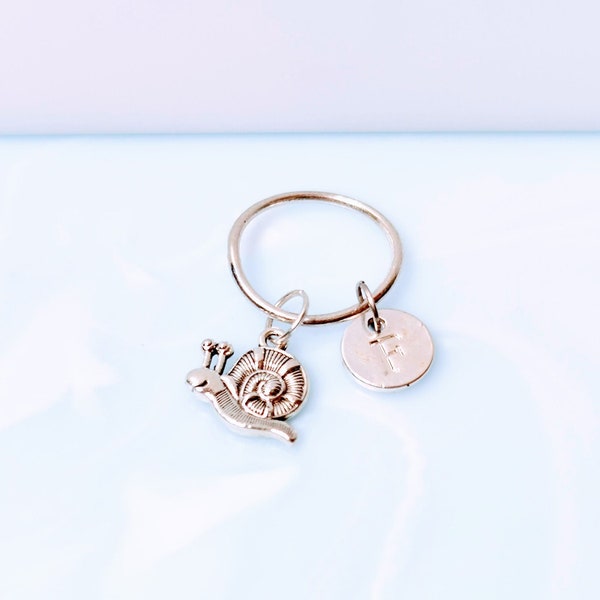 Porte-clés Happy Snail, cadeau pour les amoureux des animaux