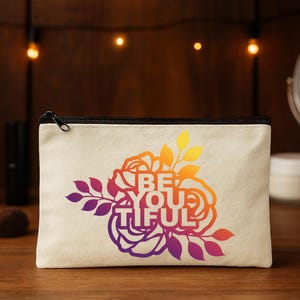BeYouTiful Motivations Make-up Reißverschlusstasche