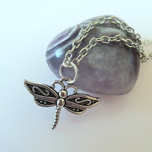 Dragon Fly necklace, gift for animal lovers