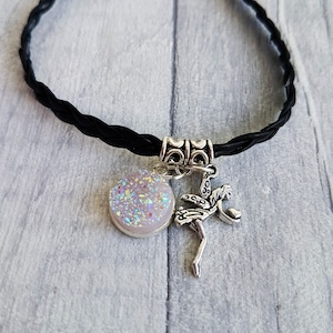 Fairy charm bracelet, Fairy Charm, Fairy, Charm Bracelet, Navy Bracelet, Cord Bracelet, Fairy Bracelet
