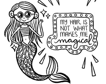 Magical Mermaids - Coloring Pages