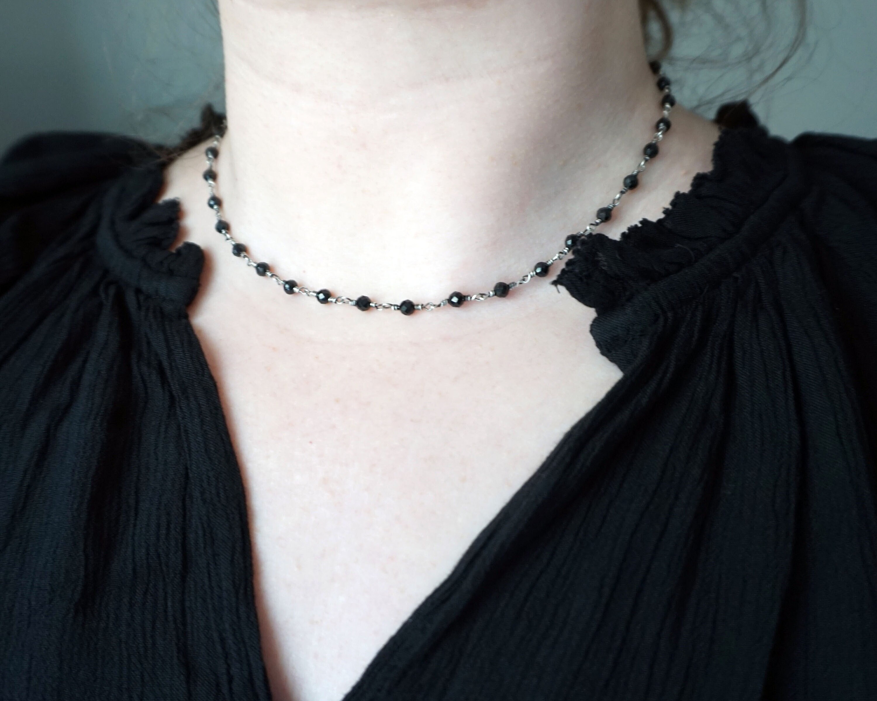 ネックレス・ペンダント LOVE ME MONSTER Black Spinel Choker 4BUK462 LOVE ME MONSTER Black Spinel Choker 4BUK462 (LOVE ME MONSTER