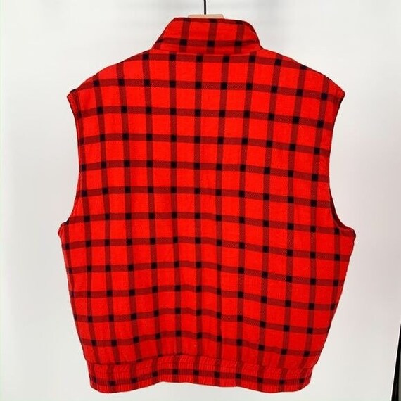Buffalo plaid mens vest hot sale