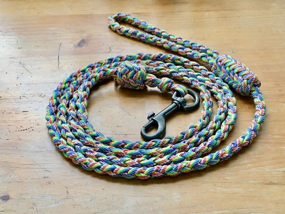 Paracord Leine 4 Strang Zopf Fischgraten Benutzerdefinierte Etsy