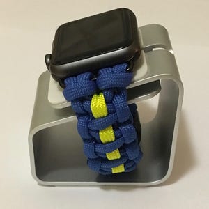 Paracord Apple Watch Band, Cobra Stitch Apple Watch band, Boston Strong, 38mm and 42mm for Series 1,2,3 & 4 image 2