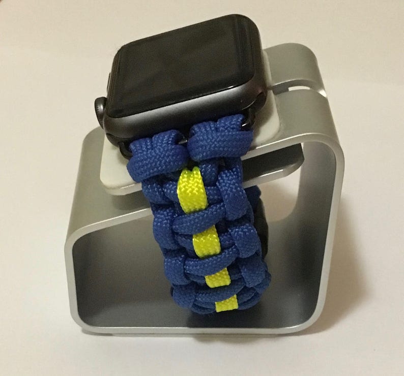 Paracord Apple Watch Band, Cobra Stitch Apple Watch band, Boston Strong, 38mm and 42mm for Series 1,2,3 & 4 image 2