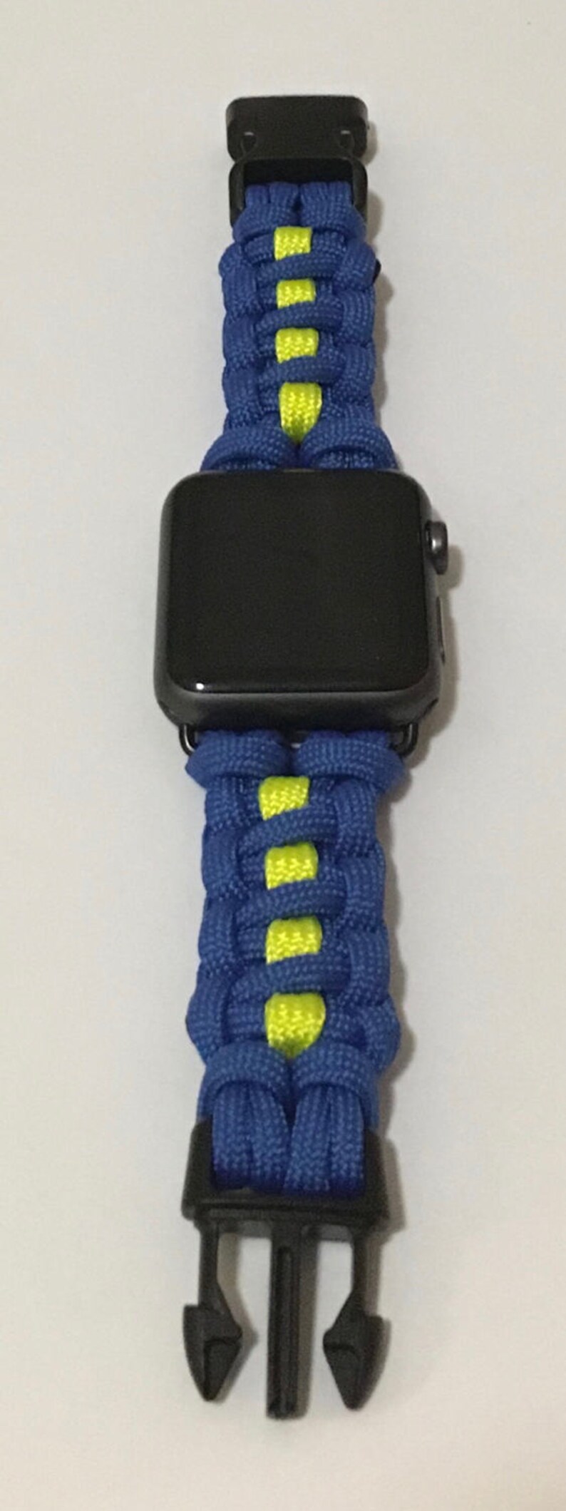 Paracord Apple Watch Band, Cobra Stitch Apple Watch band, Boston Strong, 38mm and 42mm for Series 1,2,3 & 4 image 3