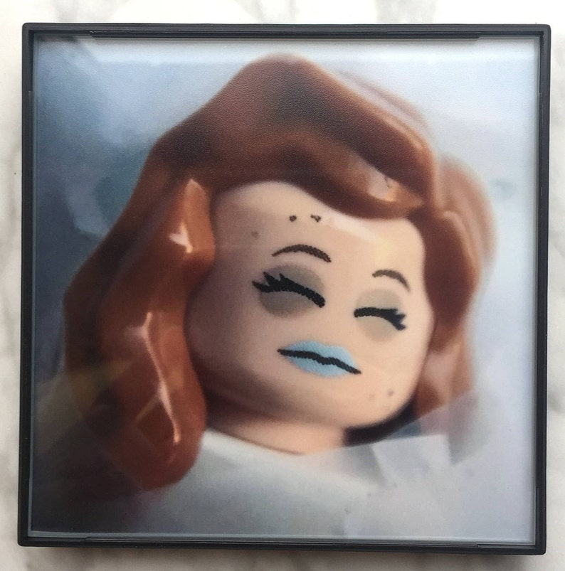 Tiny Laura Palmer Twin Peaks Lego Framed Photo Print