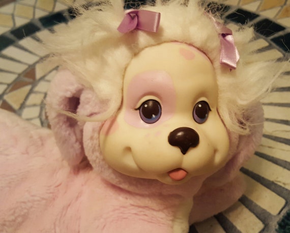 Hasbro Puppy Surprise Pink Body White Hair Lavender Purple Bow Etsy