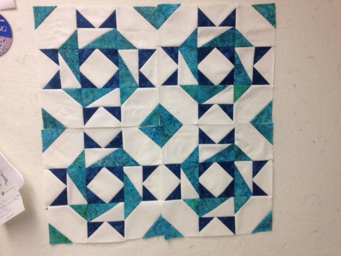 Twisted Star Quilt Pattern Etsy Australia