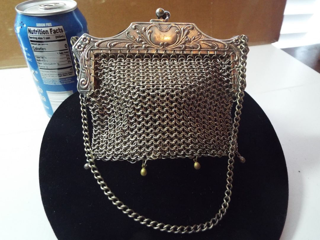 Vintage German Silver Mesh Coin Bag 5 Inches Etsy Singapore