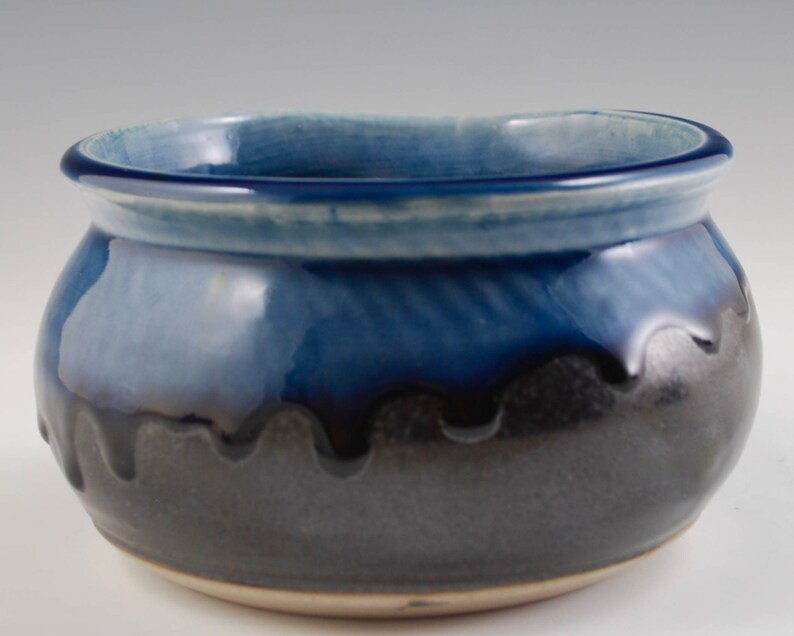 Blue Ash and Black Soup Mug