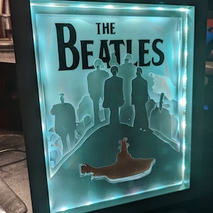 The Beatles, Yellow Submarine light changing/shadow box art