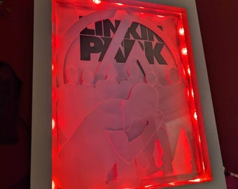 Linkin Park, Chester Bennington Lichtwechsel / Schattenbox Kunst