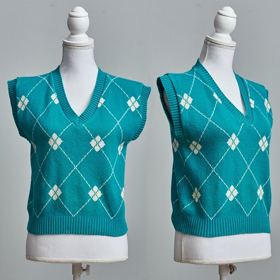 Women/'s Vintage sweater Vest
