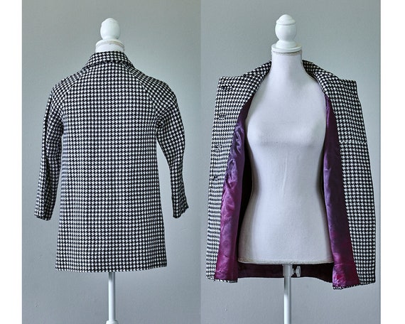 60s Blazer Women, Houndstooth Blazer Women, Velve… - image 2