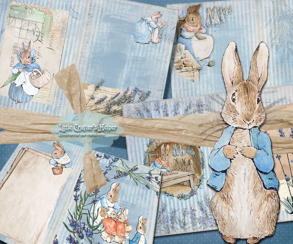 Peter Rabbit Baby Shower Digital Junk 