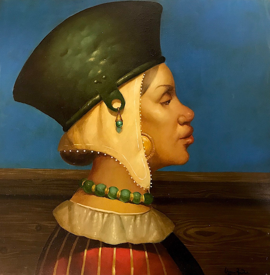 Muse Portrait Original Oil Painting Painting on Canvas Etsy