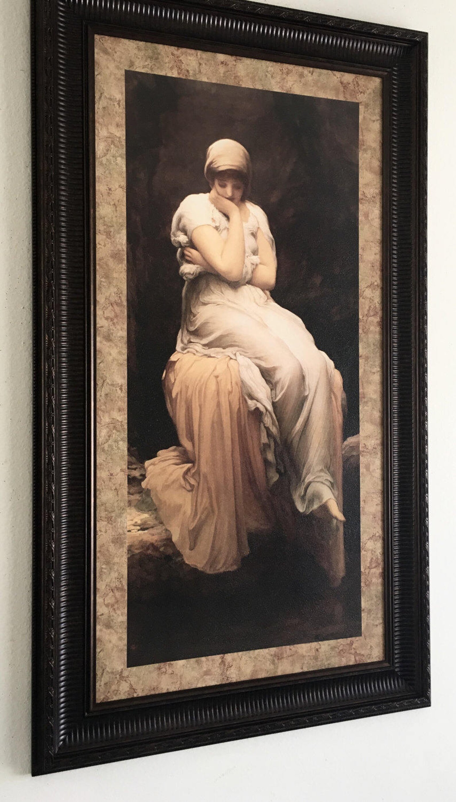 Figurative Art by Frederic Leighton, Painting, Giggle Print, Large Size