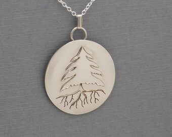 Unique Sterling Silver Tree of Life Pendant