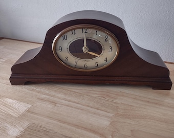 Vintage Art Deco Mantel Clock: Repurposed Revere Electric Shelf Clock