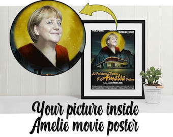 Custom Amelie Movie Poster - Custom Portrait - Available as Digital File