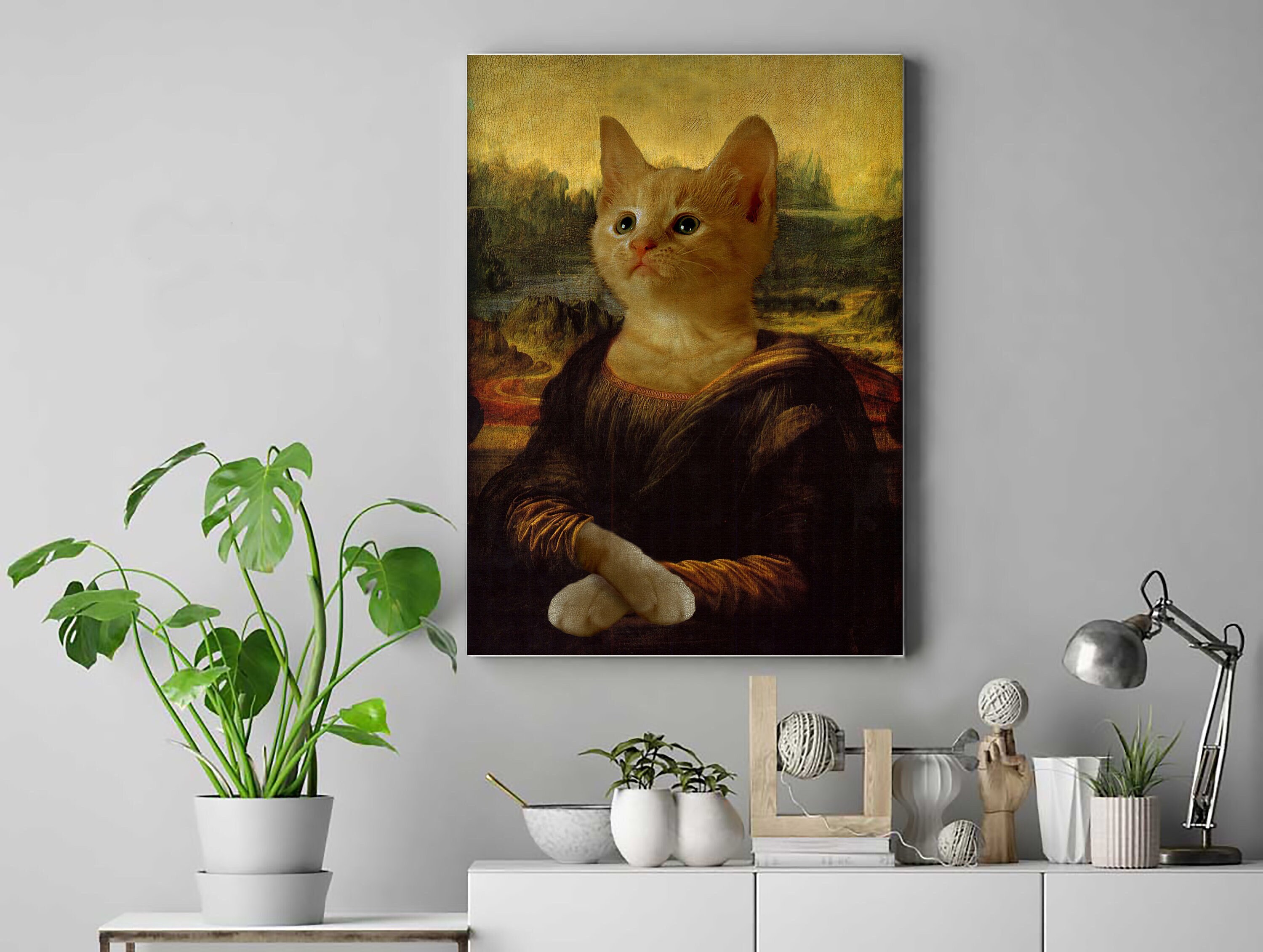 デコレ　コンコンブル　画家　モナリザ　猫 デコレ コンコンブル 画家 モナリザ 猫 デコレ コンコンブル 画家