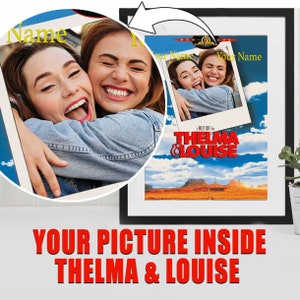 Personalized Thelma & Louise Movie Poster - Customized Art - Available as Digital File or Poster