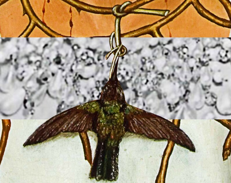 Autoritratto con collana di spine e colibrì di Frida Kahlo & | Etsy