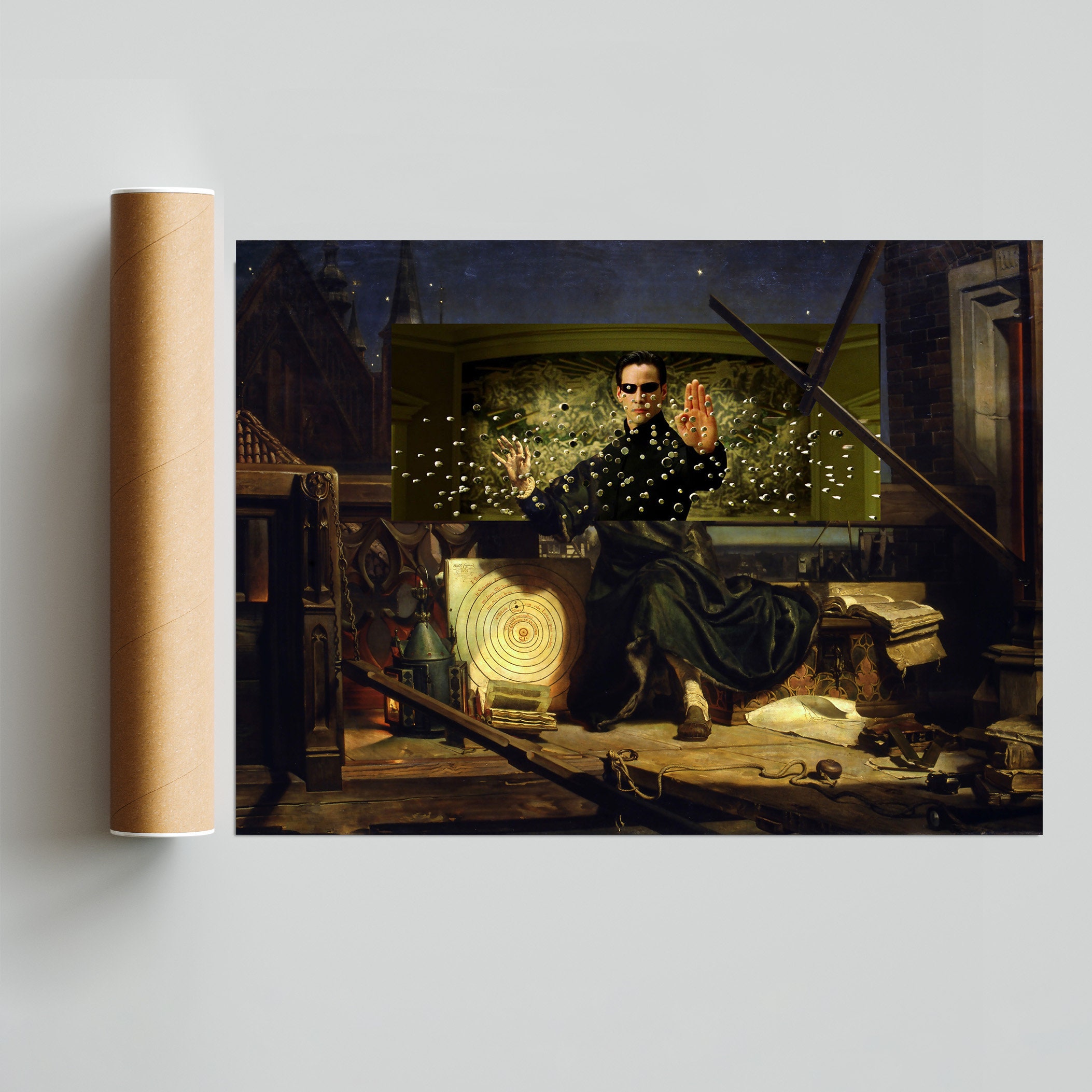 Kopernik by Jan Matejko and Neo From Matrix - Etsy