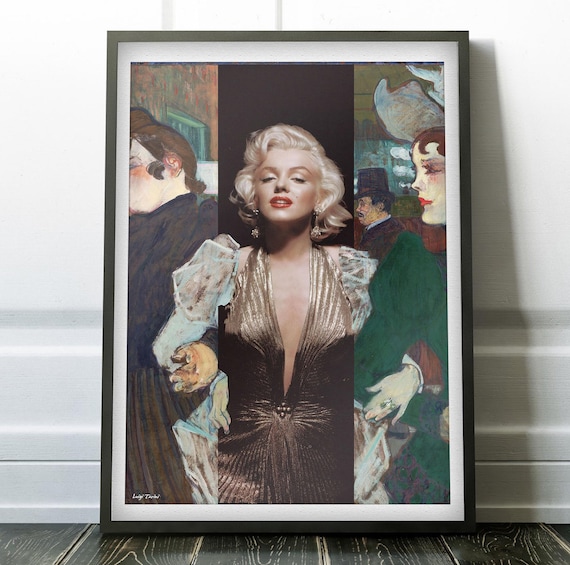 Sisters in Arms - Marilyn Monroe Pop Art Collage: Retro Mashup Poster or  Canvas - Etsy