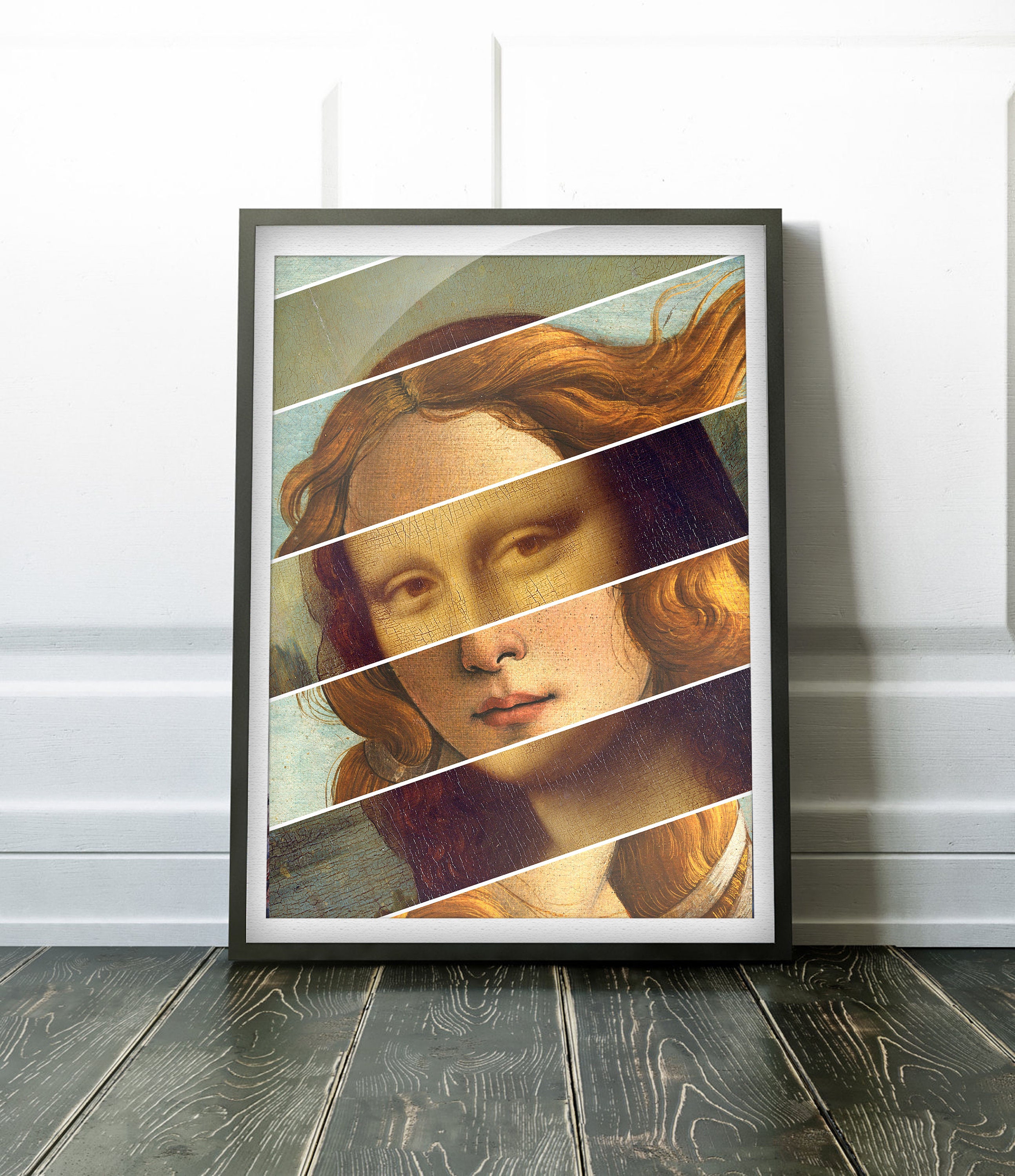 Mona Lisa & Venus Collage Art Print: Botticelli Da Vinci Poster - Etsy