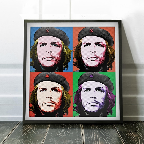 Tableau Décoratif - Made in France - Che Guevara - 60 cm x 90 cm