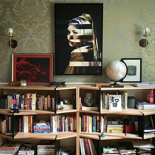 シルクスクリーン アート 女性ポートレート ポートレート〜印象派風