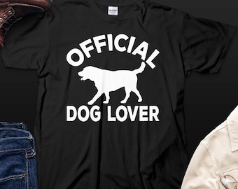 Official Dog Lover Shirt, Dog Mom Gift, Pet Owner Tee