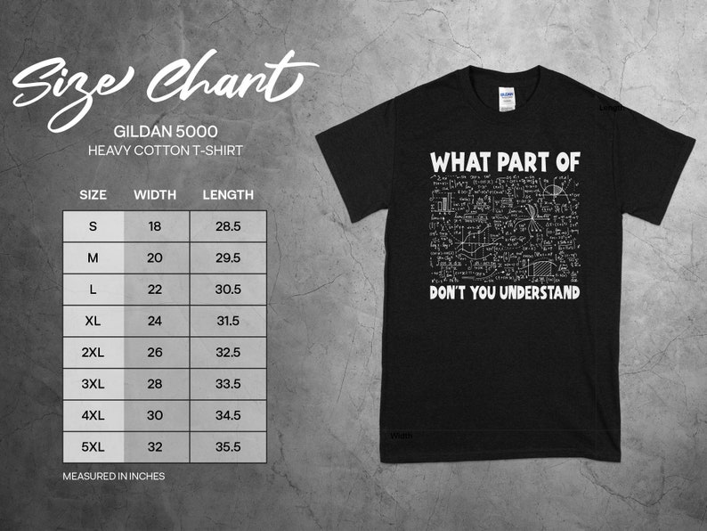 Funny Math Shirt for Adults, What Part of This Don't You Understand Tee