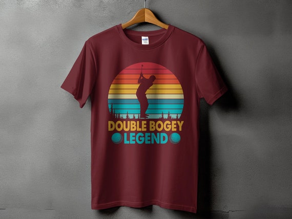Funny Golf T-shirt, Double Bogey Legend Shirt, Bad Golfer Gift