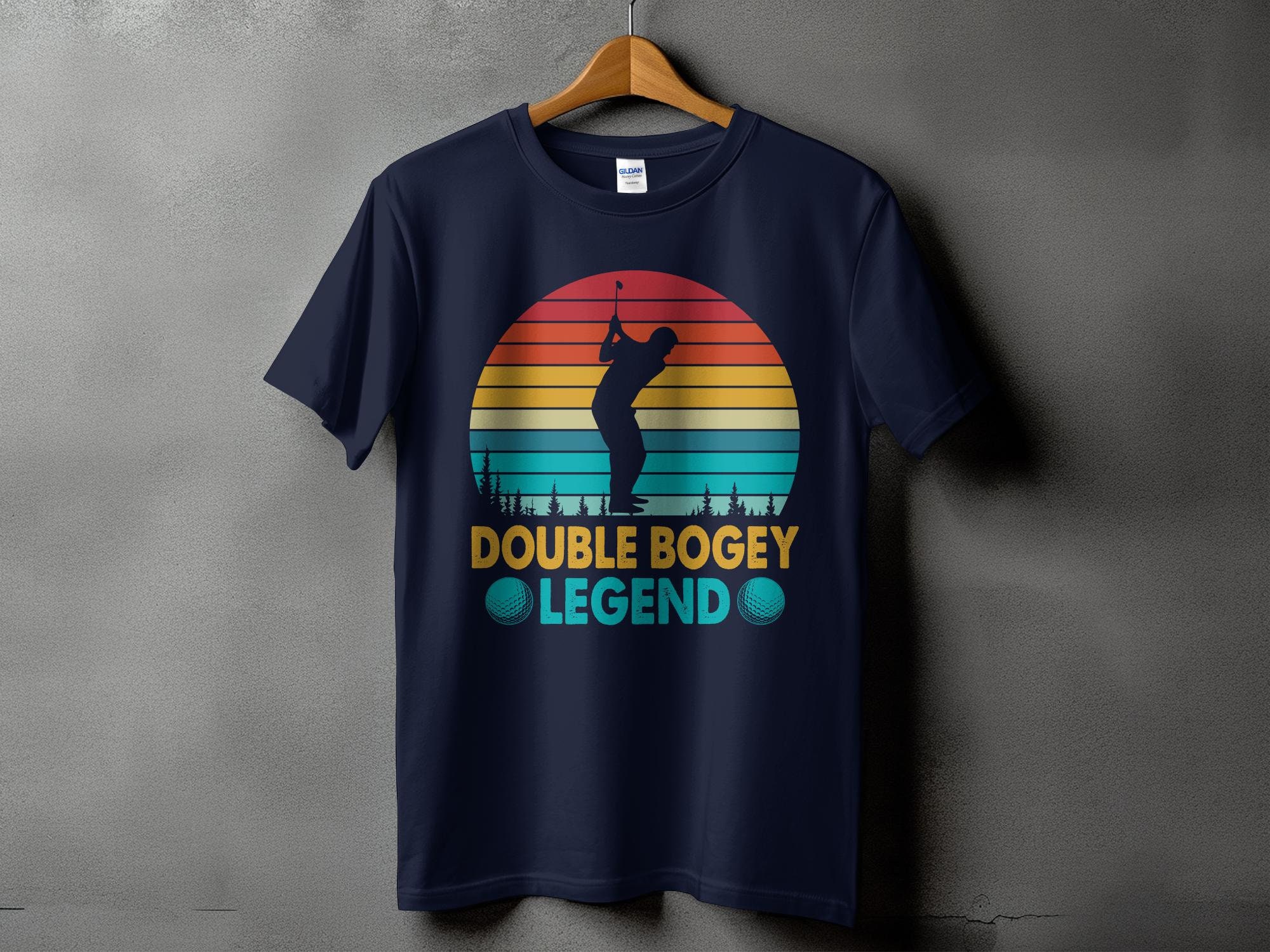 Funny Golf T-shirt, Double Bogey Legend Shirt, Bad Golfer Gift
