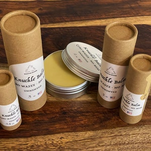 Knuckle Balm Zero Waste Unscented Skin Salve