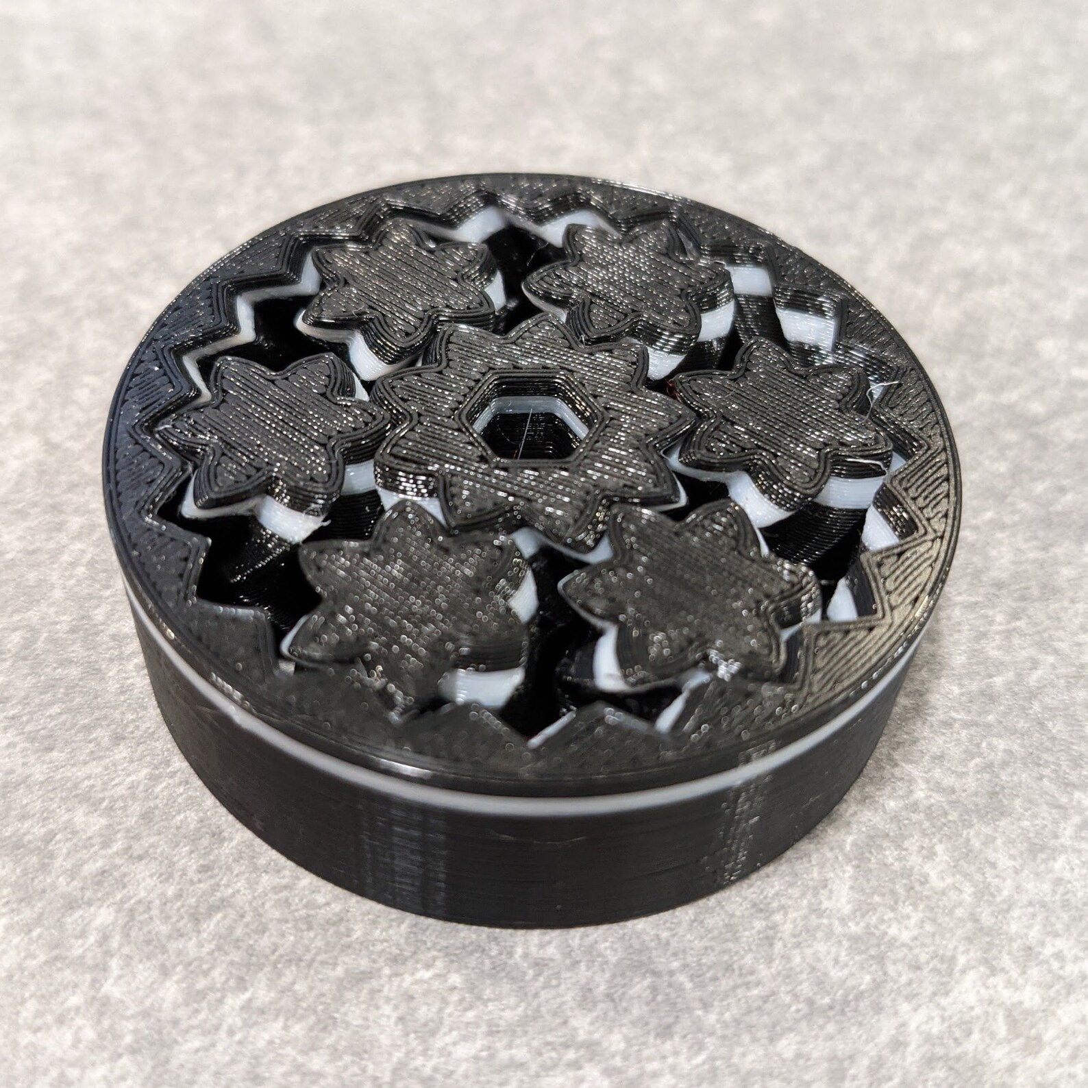 3D Printed Gear Bearing Fidget Spinner Toy Etsy