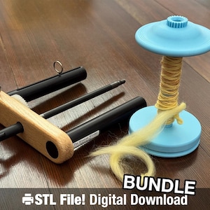 Spinning Wheel Bobbin for Ashford Joy with WooLee Winder Regular - 3D printable STL bundle